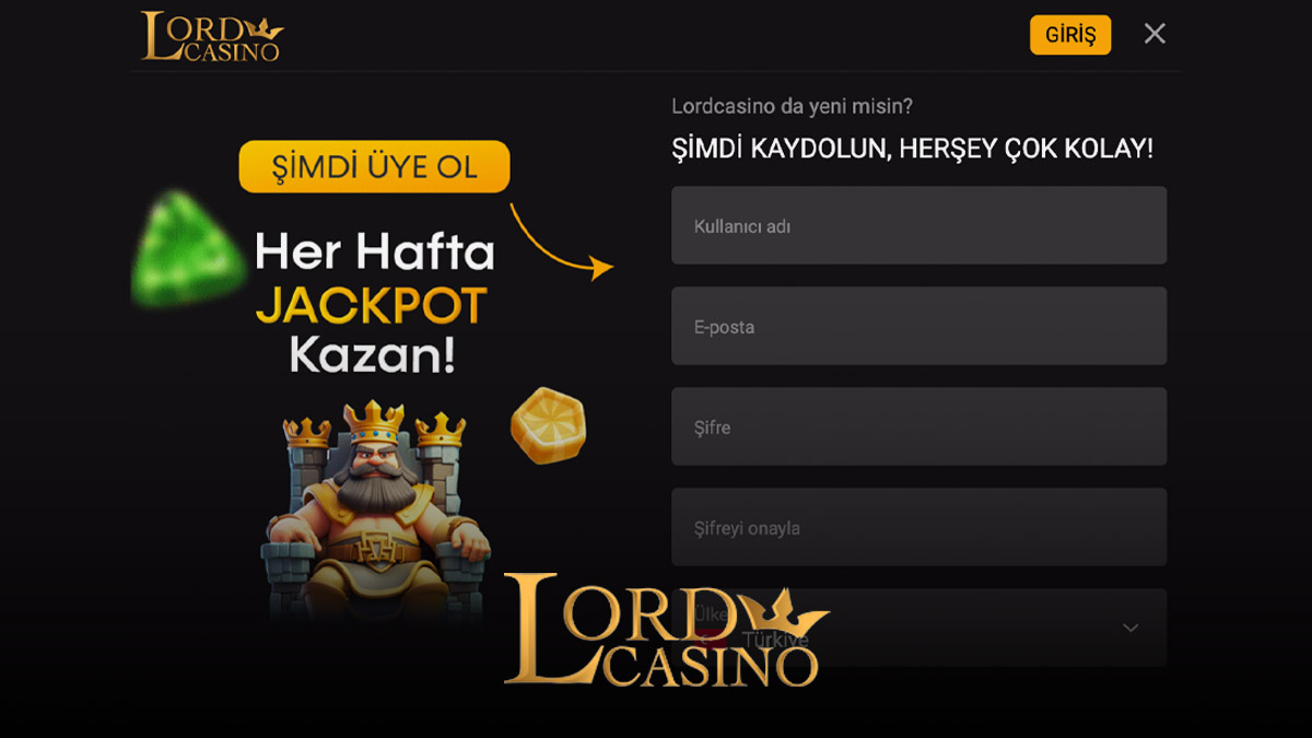 lordcasino üyelik